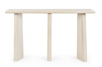 Consolle Legno Marrone Moderno da Interno 130x40 - ELIJAH