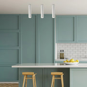 Plafoniera Moderna A Cilindro Dag 1 Luce Gu10 In Ferro Laccato Bianco