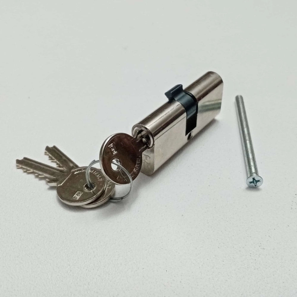 Facchinetti a 26,5 - b 42,5mm (69mm) cilindro ovale nichelato universale per profilati
