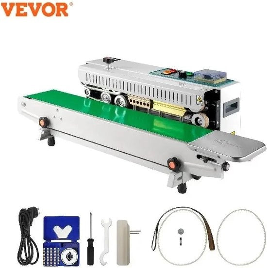 Macchina per sigillare automatica verticale - Continuatore di nastro - Salvacibo - Codificatore di data - Per imballaggio - Per alimenti - Per farmaceutici - Per semi