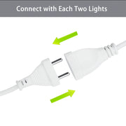 Tenda Luminosa LED 6x3 Metri Luci a Cascata Bianco per Interni ed Esterni COLORE LED: BIANCO CALDO