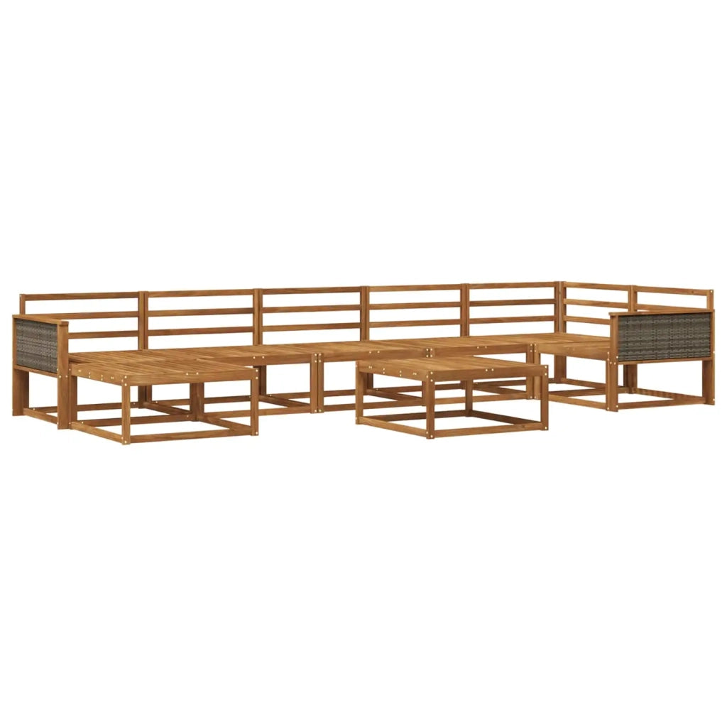 Set di divani da esterno 8 pcs Naturale 3382757
