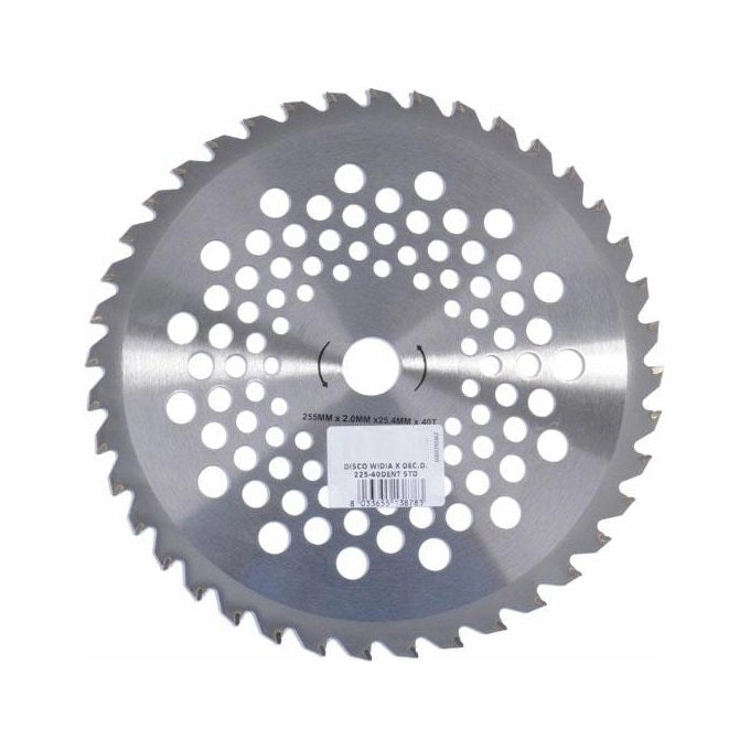 Attila Disco Acciaio 40 Denti Widia Mm 225