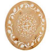 Pannello legno intagliato marrone 40x0.6x40h cm