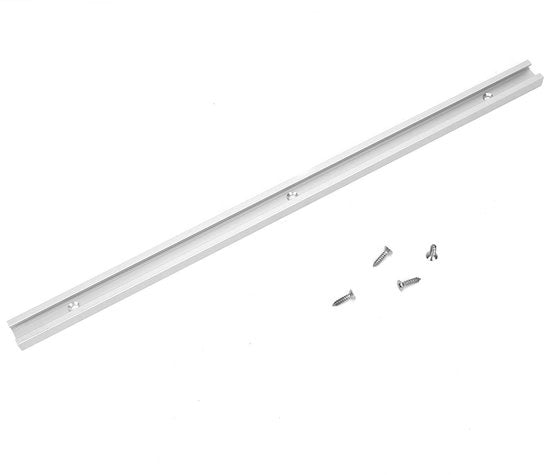 T-slot T-track Astina - Lega di alluminio - 500 mm - Jig per truciato a becco - Attacco per Router - Strumento per tavolo e viti a T