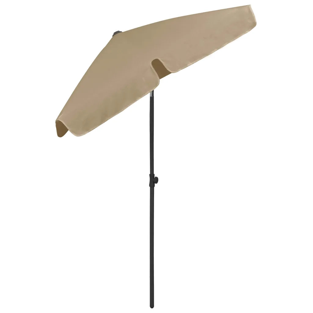 Ombrellone da Spiaggia Tortora 180x120 cm 314722