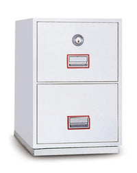 Classificatore Ignifugo Serratura a Chiave 2 Cassetti Technomax - 787X528X675Mm