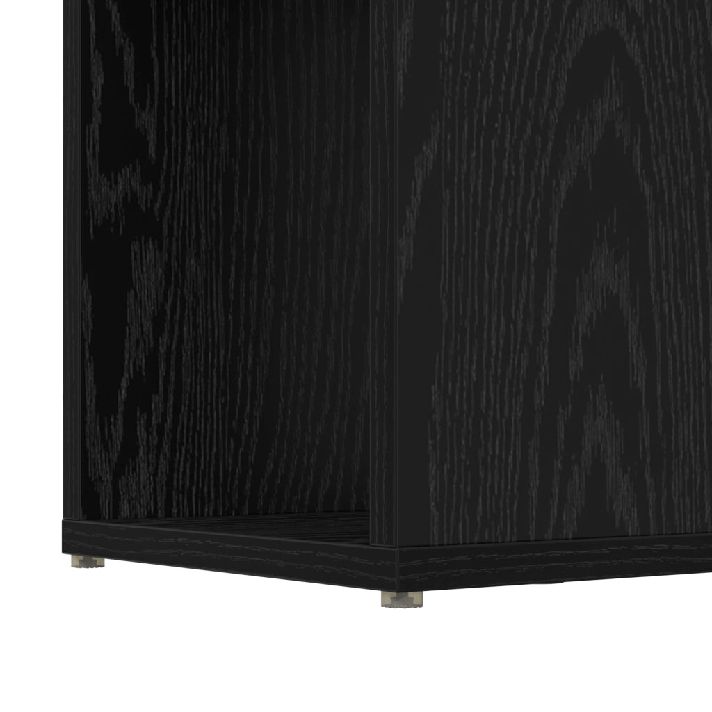 Centro di Intrattenimento Rovere Nero Legno Ingegnerizzato