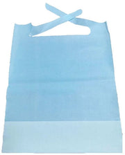 Slabbetjes da Indossare, 10 Stuks, Slabbetjes Acquatosi per Adulti, per Anziani, Protezione per l'Abbigliamento Blu, Dimensione Unica Slabbetjes per Adulti
