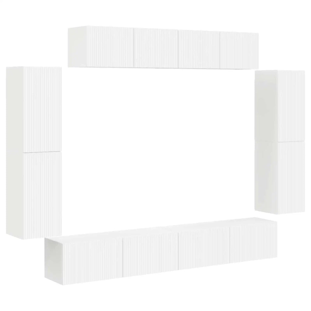 Mobile TV 8 pcs Bianco