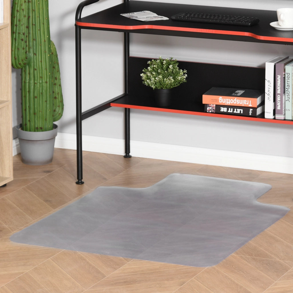 Tappetino per Sedia Ufficio Salvapavimento in Plastica, 90x120cm, Trasparente