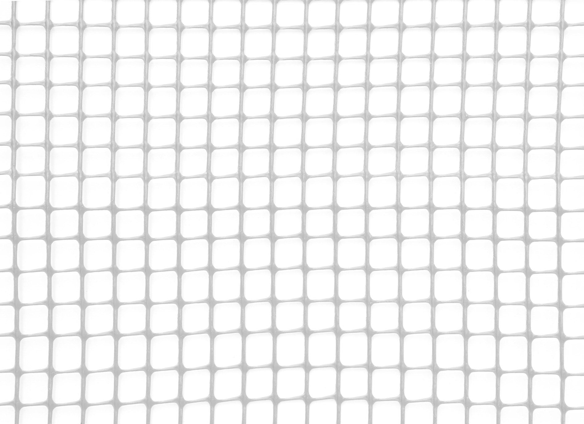 Rete Quadra da Giardino 10mm in Plastica 1x30m Rama Mirror Bianco
