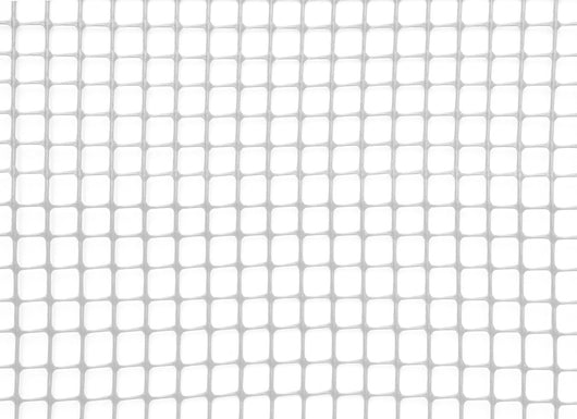 Rete Quadra da Giardino 10mm in Plastica 1x30m Rama Mirror Bianco