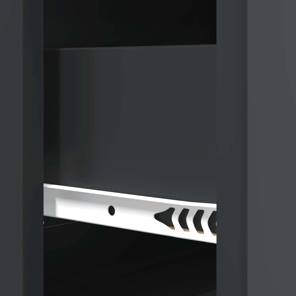 Mobile con Cassetti Nero 66 x 34,5 x 90 cm Legno ingegnerizzato 894146