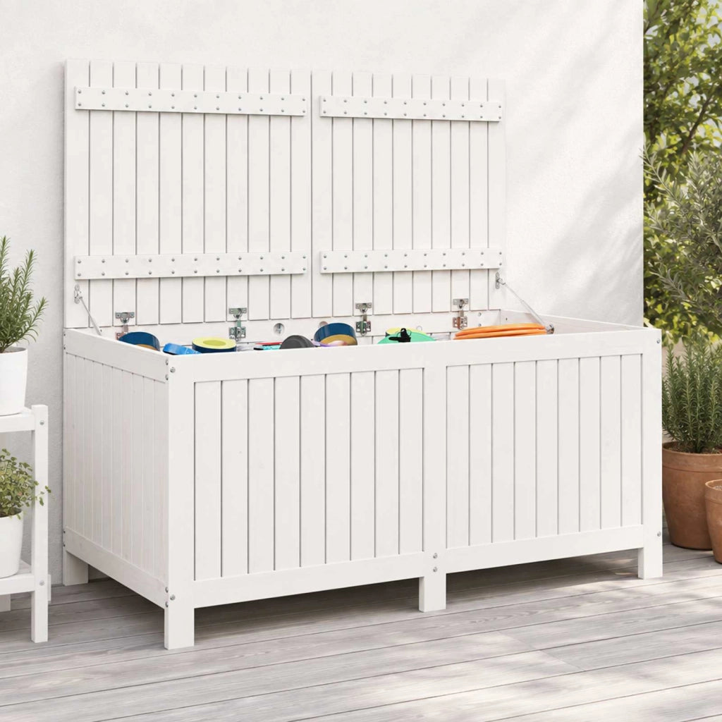 Scatola di Stoccaggio per Giardino 359 L Legno Massello di Pino 865391