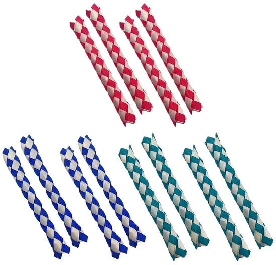 Pali per Pappagalli 12 pezzi - Giocattolo per Uccelli - Giocattolo per Masticare - Bambo - Leggero - Sicuro e Duraturo - Giocattolo per Uccelli