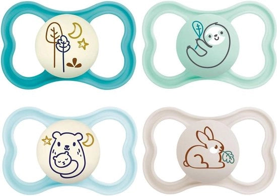 Set di spazzole in silicone 16+ da 4 - inclusa Day Night Air - scatole di trasporto sterilizzanti