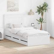 Struttura del letto Bianco 75 x 190 cm Legno Ingegnerizzato