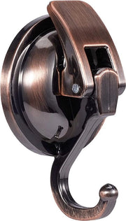 4 pacchi di ganci di fissaggio, ganci di fissaggio a vuoto, forze di spinta potenti, ganci di fissaggio rimovibili, ganci di fissaggio pesanti per appendiabiti in cucina, bagno e soggiorno con carico massimo di 5 kg - bronzo