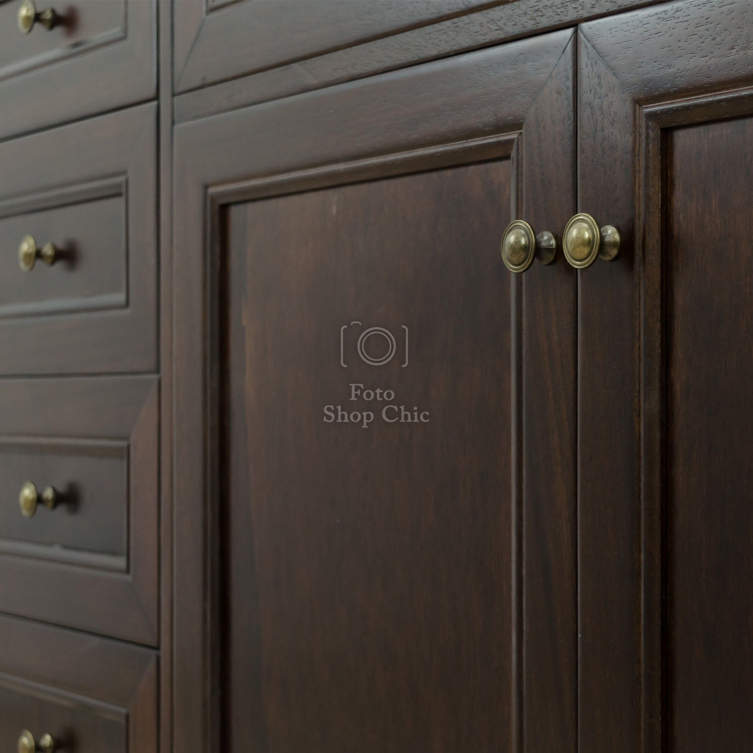 Mobile da bagno con specchiera e top in marmo - 120 cm