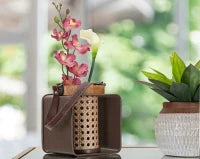 Lanterna Iron-Rattan cm 16X13X20