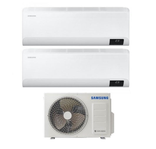 Climatizzatore Condizionatore Samsung Dual Split Inverter serie CEBU 12+12 con AJ050TXJ2KG R-32 Wi-Fi Integrato 12000+12000