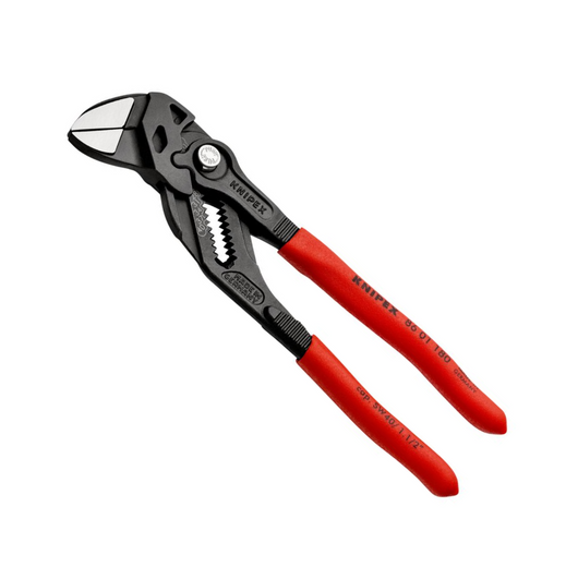 Pinza KNIPEX 180 mm chiave utensile bonderizzata grigia, rivestiti in resina sintetica