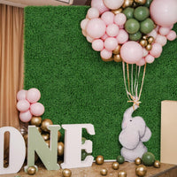 12 Pezzi pannelli di muschio verde finto in erba artificiale 50,5 x 50,5 cm, Schermo di privacy da balcone e casa-Decorazioni da giardino