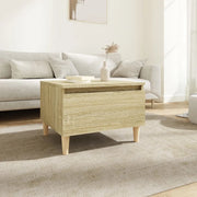 Tavolino-Tavolino da soggiorno-Tavolo Rovere Sonoma 50x46x35 cm in Legno Multistrato 894801