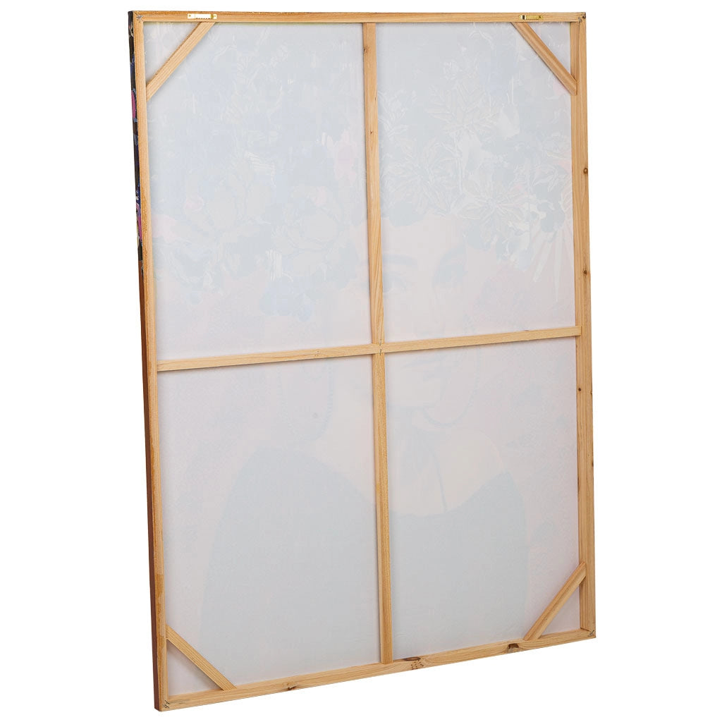 Quadro dipinto a mano con rilievo rosso 90x120x3h