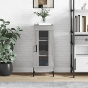 Credenza-Buffet-Armadio da cucina Grigio Sonoma 34,5x34x90 cm in Legno Multistrato 513087