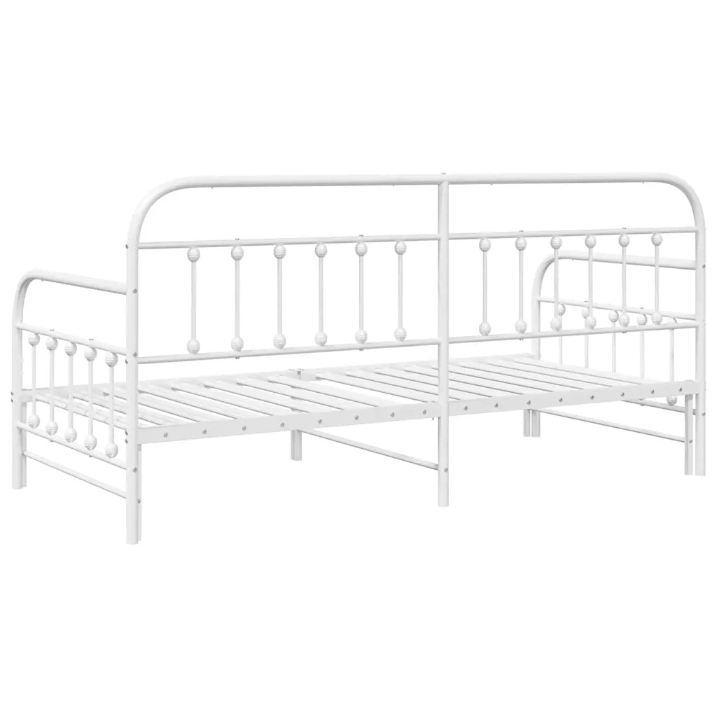 Struttura per letto di giorno-Giroletto Bianco 100 x 190 cm