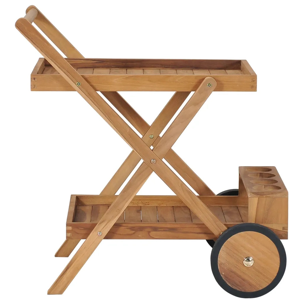 Carrello da T¨¨ in Legno Massello di Teak CFW8426532