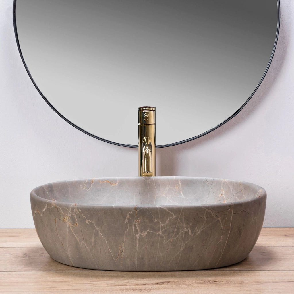 Lavabo Da Appoggio Rea Lara Beige