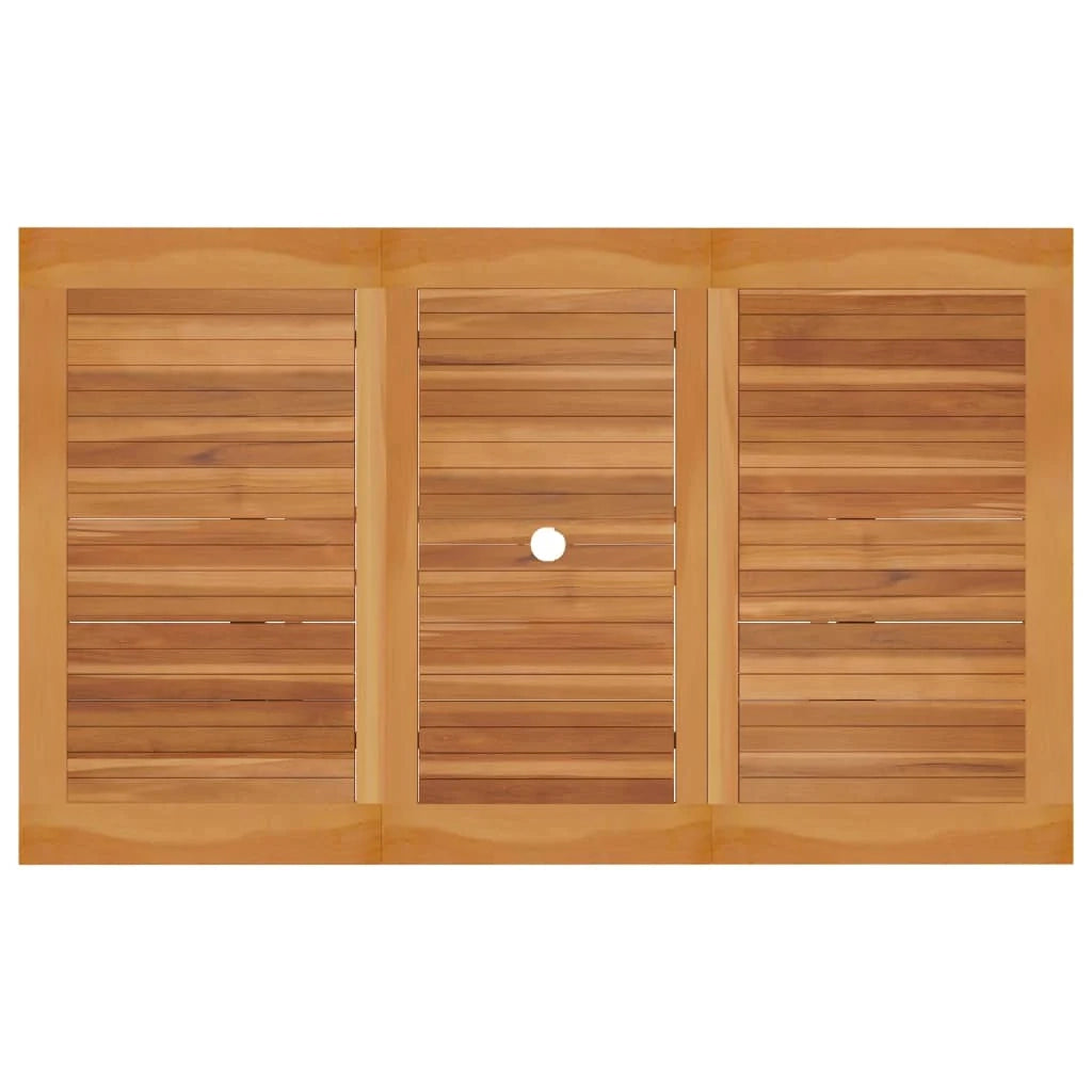 Set di mobili da giardino mobili da esterno 5 pezzi legno massello di teak 02_0016574