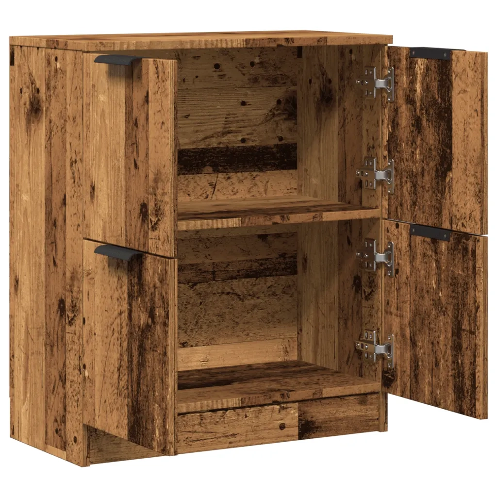 Credenza Legno Antico 60x30x70 cm in Truciolato 856840