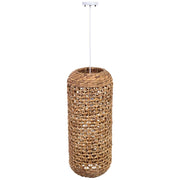 Lampada da soffitto in fibra di giacinto D29x70j cm