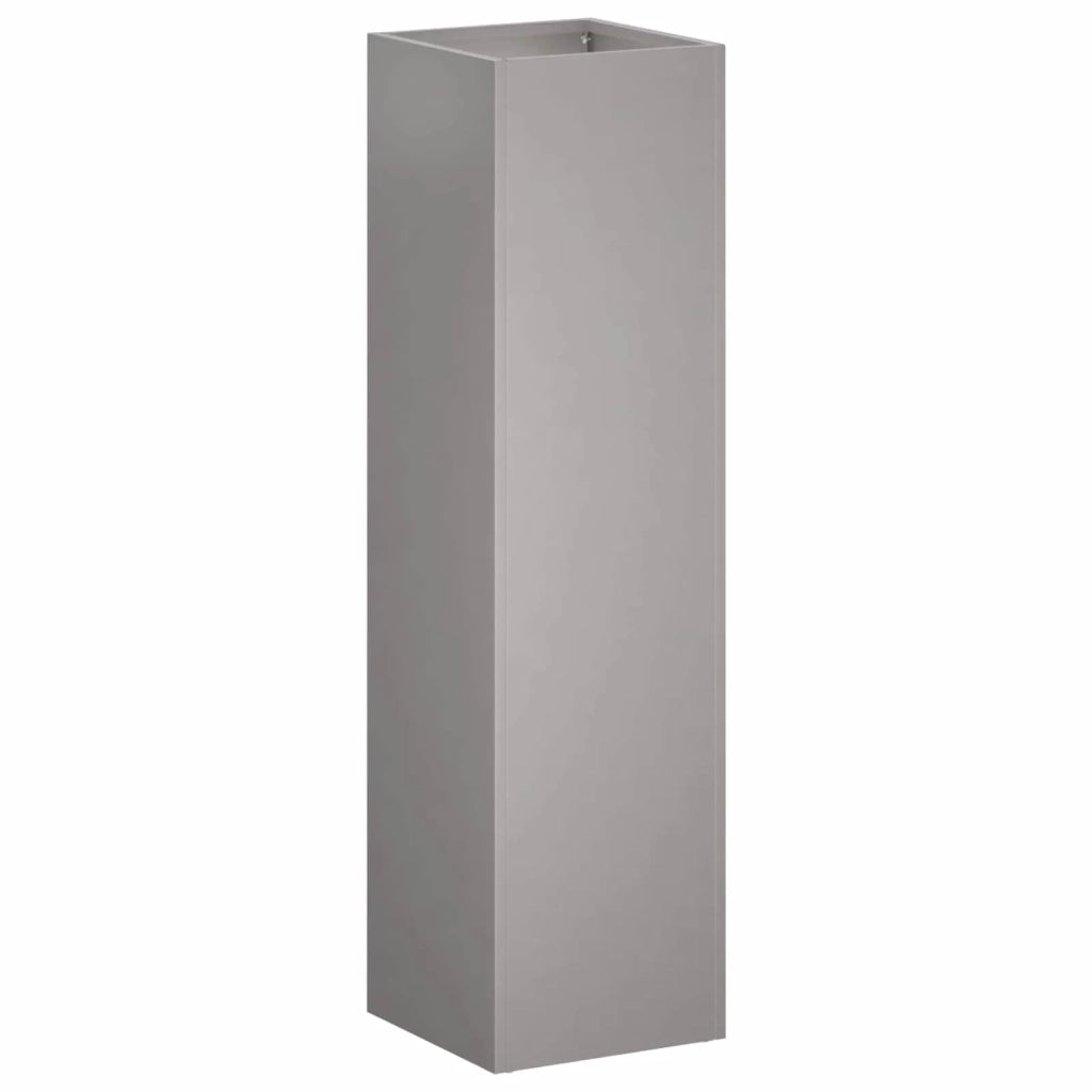 Vaso da giardino 2 pz Ruggine 20 x 20 x 75 cm Acciaio Corten 8005329