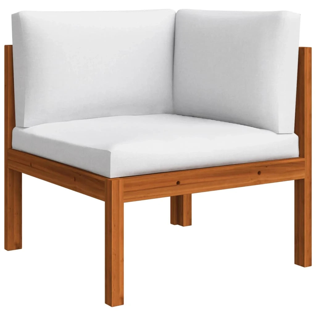 Set di mobili da giardino mobili da esterno 6 pezzi con cuscini crema legno massello di acacia 02_0016748