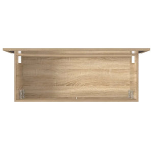 Mobile da Bagno con Specchio Rovere Sonoma in Legno Multistrato 833886