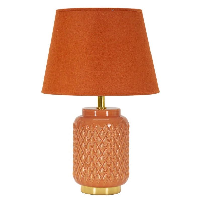 Lampadelle A Da Tavolo Square Arancione cm ø 28x44