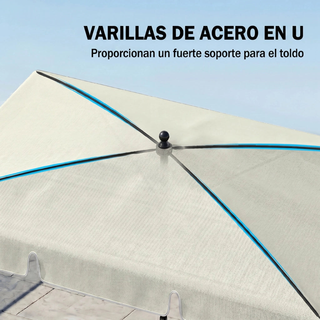 Tendalino da Giardino ¨C zephmum ¨C Beige 200x130x250 cm