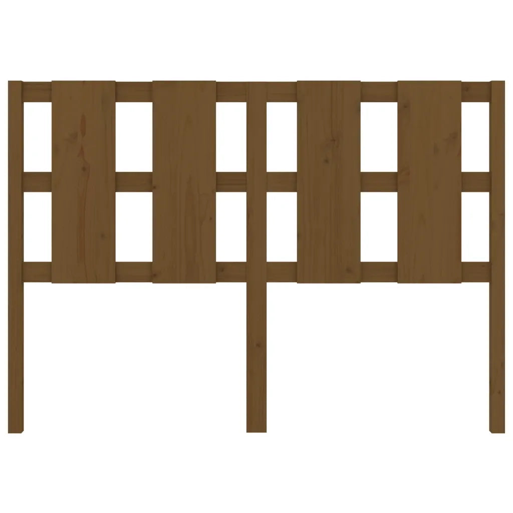 Testiera per Letto ambra 125,5x4x100 cm Legno Massello di Pino 817983
