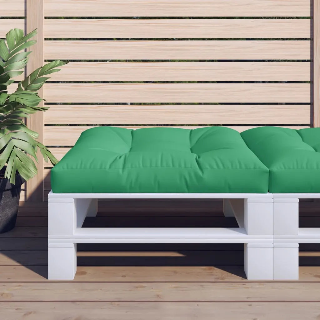 Cuscino per pallet | Cuscini per sedie Verde 70x70x12 cm in Tessuto