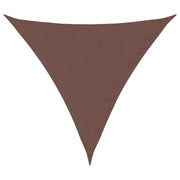 Parasole a vela | Telo Ombra | Vela da ombra Oxford Triangolare 3x3x3 m Marrone