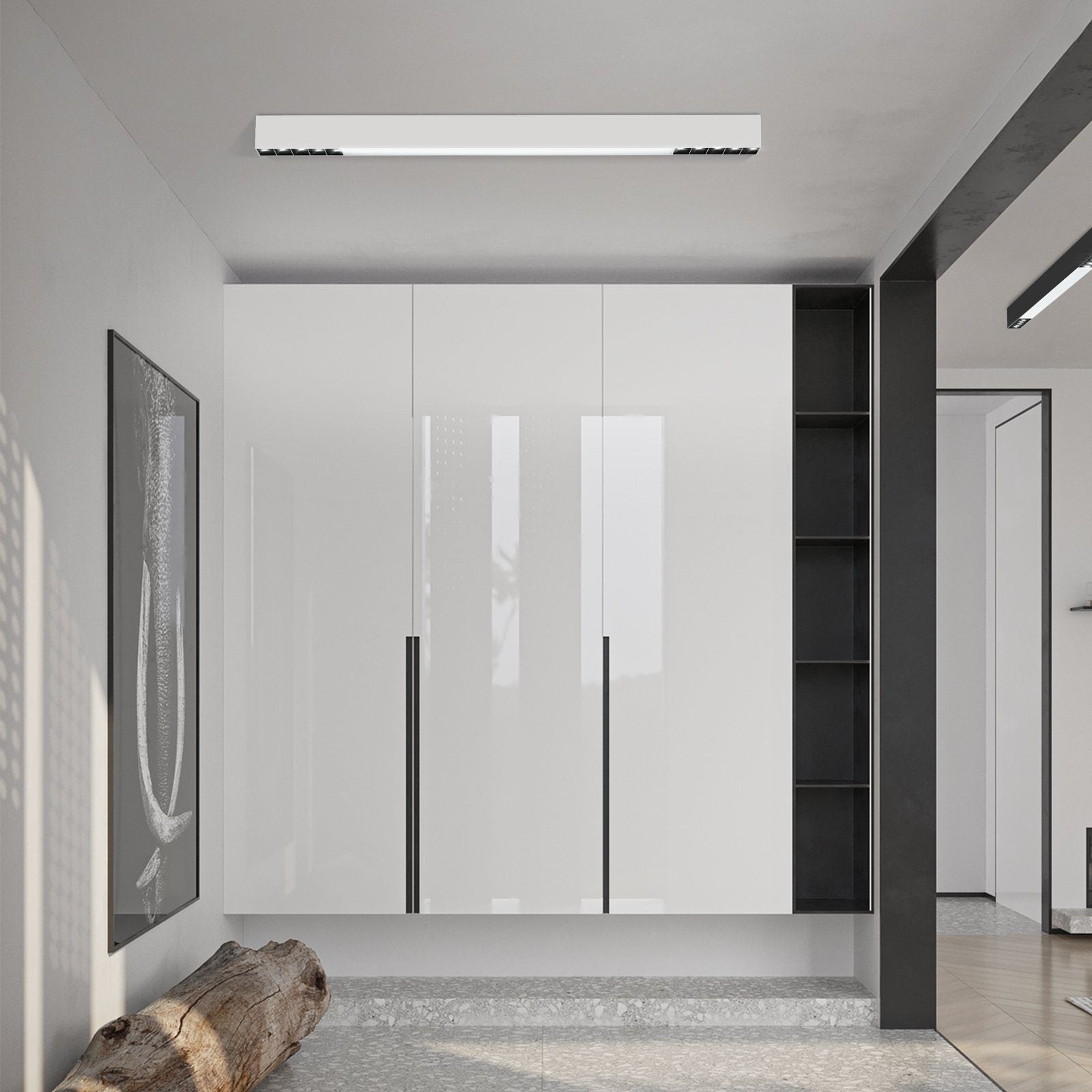 ZMH Lampada da soffitto a LED da 53 cm, 80 cm e 107 cm per camera da letto, studio e sala da pranzo