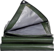 Telaio per copertura di 6 m, tessuto 180 g/m², colore verde-argento, impermeabile, adatto per coperture di camion, barche, mobili da giardino in legno, coperture per piscine e trampolini
