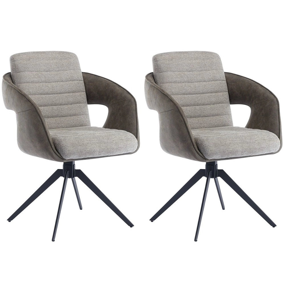 Sedia TOMIAN (tortora + grigio)