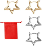 Orecchini a stelle - personalizzati - donne - regali di Natale - ragazze - eventi - uso quotidiano .