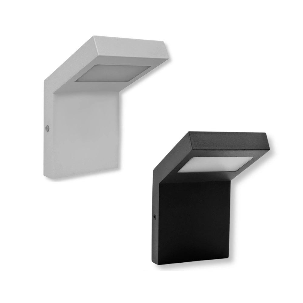 Trade Shop - Lampada Applique Led Da Giardino 10w Ip54 Lampione Bollard Da Muro Luce 4000k 954wa-h160 -